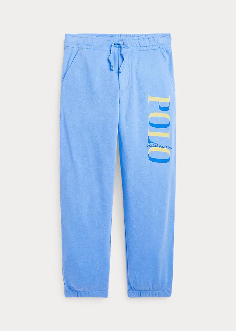 ラルフ ローレン パンツ ボーイ 青 1.5-6 年 ロゴ Spa Terry Tracksuit ボトムs PLYEH3570